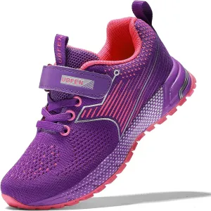 UBFEN Kids Sneakers Boys Girls Tennis Shoes for Running Athletic Walking Gym Sports Lightweight Breathable