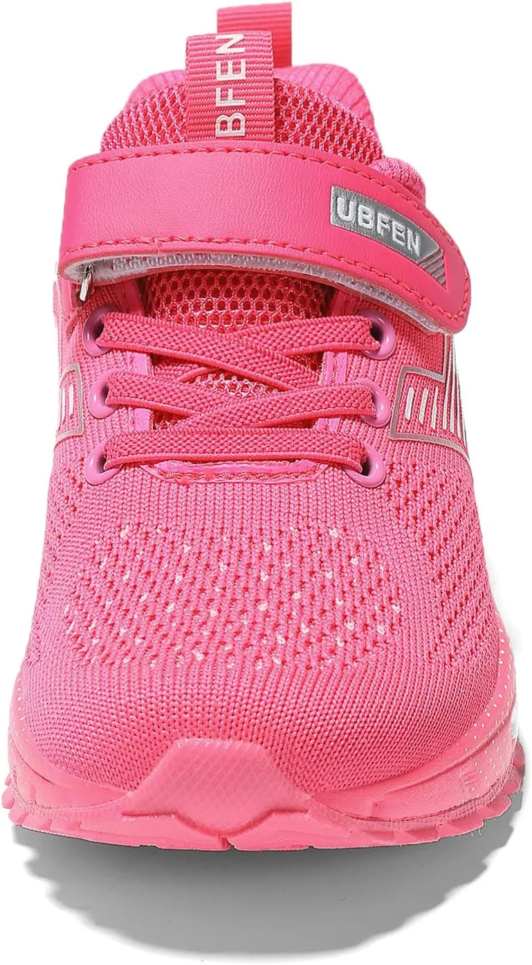 UBFEN Kids Sneakers Boys Girls Tennis Shoes for Running Athletic Walking Gym Sports Lightweight Breathable