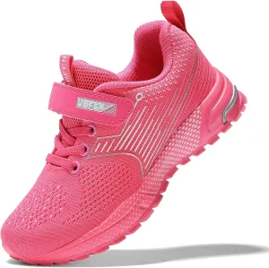 UBFEN Kids Sneakers Boys Girls Tennis Shoes for Running Athletic Walking Gym Sports Lightweight Breathable