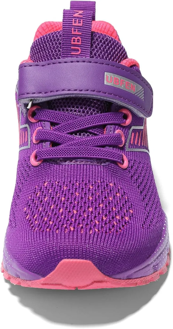 UBFEN Kids Sneakers Boys Girls Tennis Shoes for Running Athletic Walking Gym Sports Lightweight Breathable