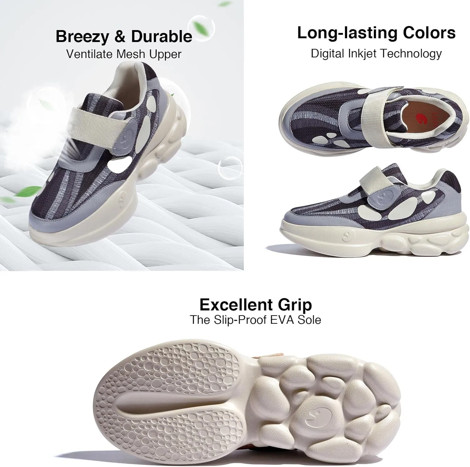 UIN Women's Chunky Fashion Sneakers Walking Casual Comfortable Art Painted Travel Designer Dad Shoes Ronda