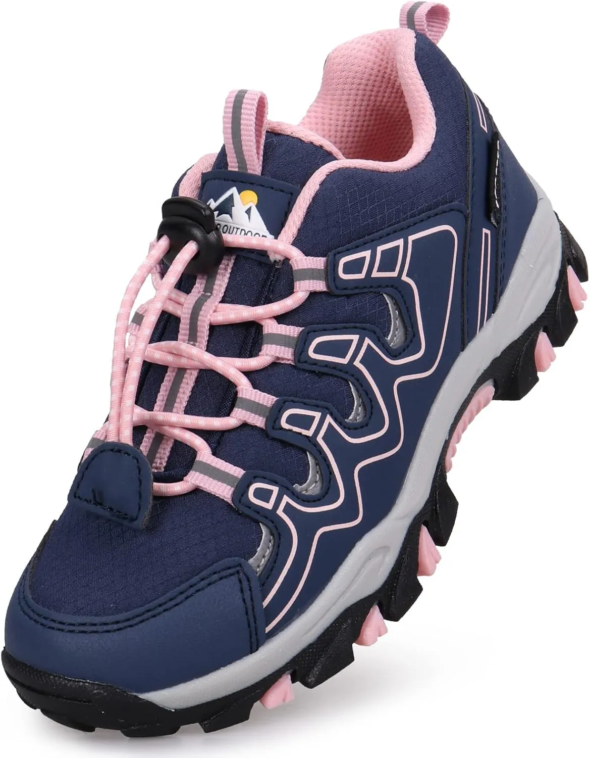UOVO Boys Shoes Boys Sneakers Boys Tennis Running Shoes Waterproof Hiking Shoes Kids Athletic Outdoor Sneakers Slip Resistant(Little/Big Boys)