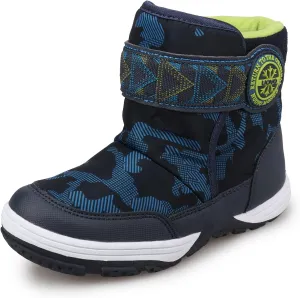 UOVO Kids Boys Winter Snow Boots Ankle Fur Lined Slip Resistant Outdoor Warm Shoes (Toddler/Little Kid)