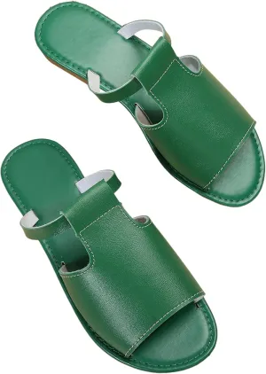 Verdusa Women's Cut Out Slide Sandals Open Toe Summer Flat Sandals Outdoor Shoes