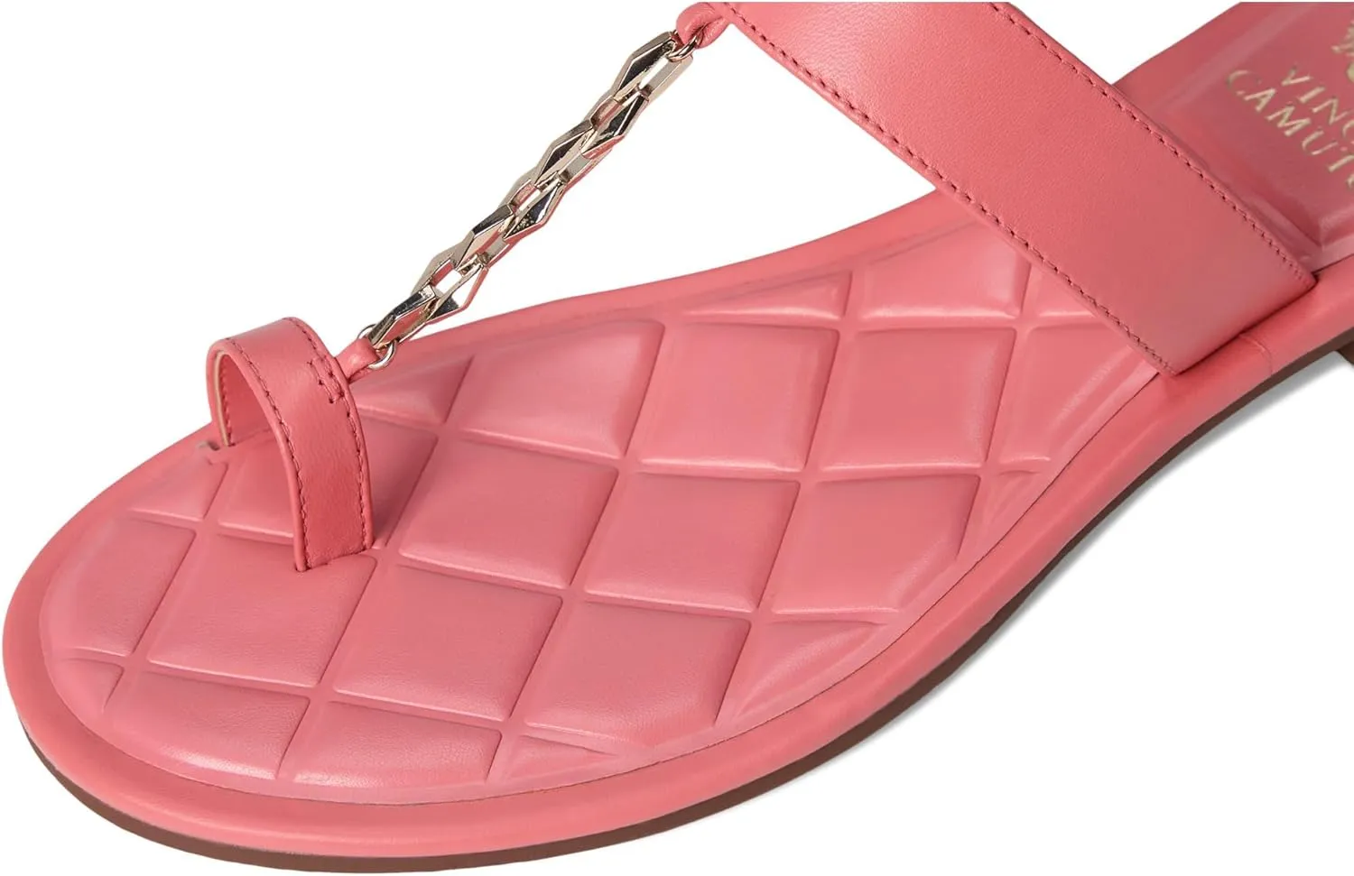 Vince Camuto Women's Lexie Chain-Link Flat Sandal