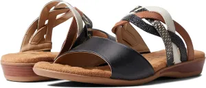 Walking Cradles Women's Cali Flowered Slide Sandal