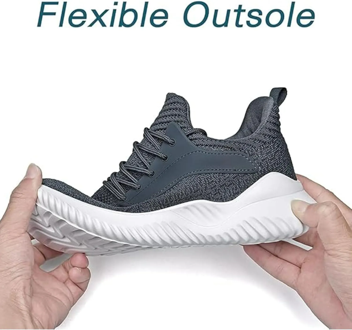 Walking Shoes for Men Sneakers - Slip on Memory Foam Running Tennis Shoes for Athletic Workout Gym Jogging Indoor Outdoor Lightweight Breathable Casual Sneakers