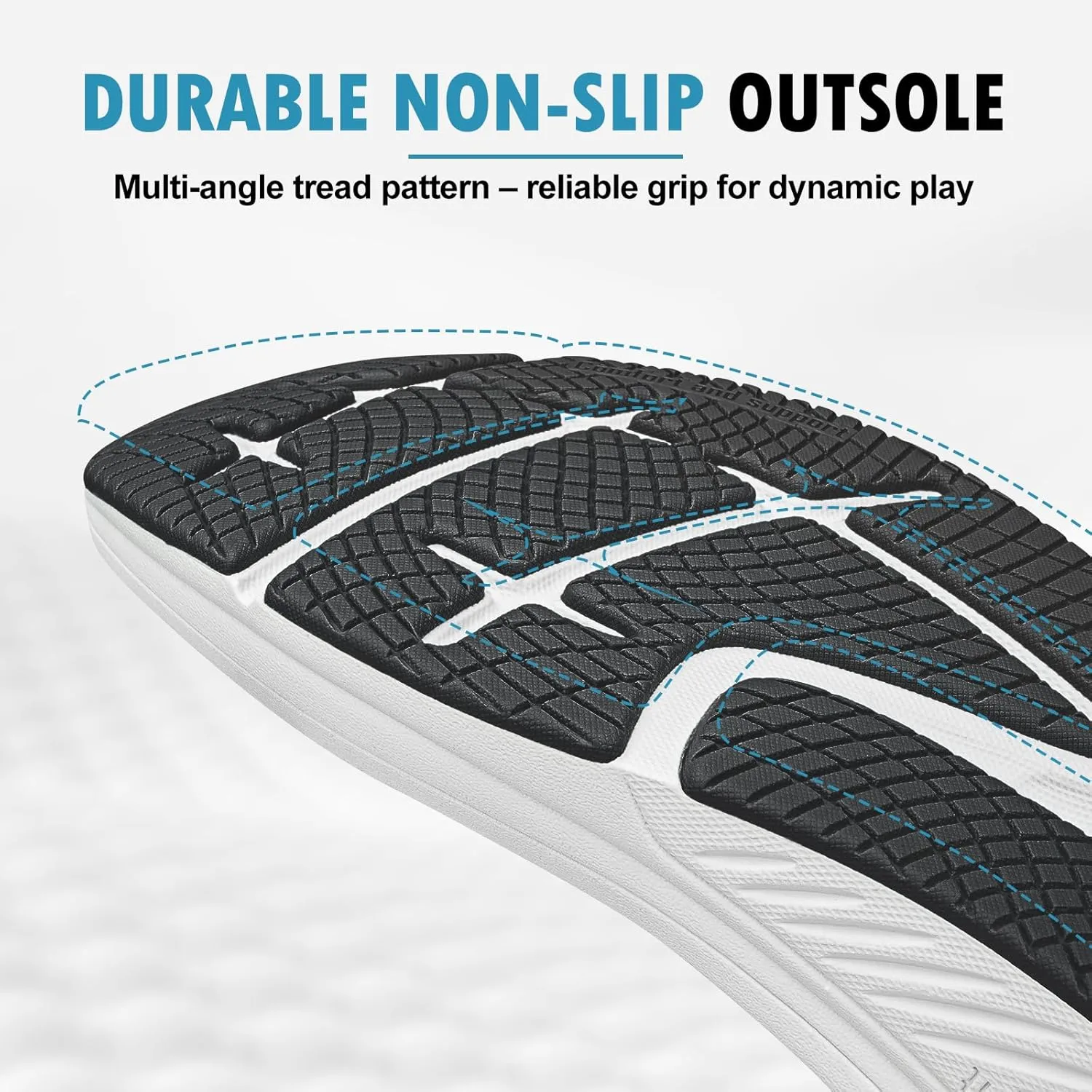 Walking Shoes Mens for Plantar Fasciitis, Orthopedic Shoes for Men with Arch Support, Non-Slip Orthotic Shoes for Heel Pain Relief
