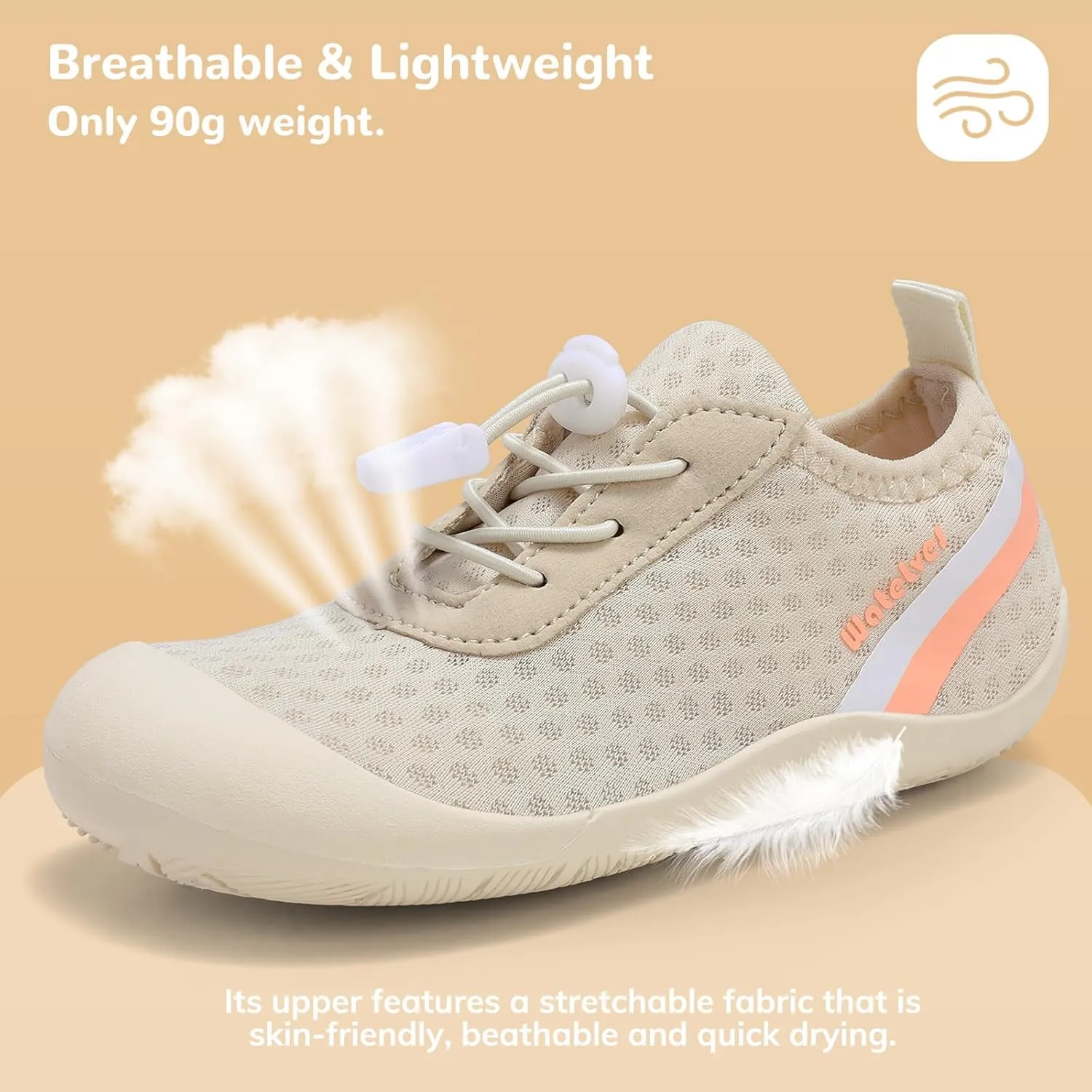 WateLves Wide Toddler Water Shoes Kids Barefoot Athletic Sneakers Girls Boys Quick Dry Aqua Socks for Beach Hiking Swim Kayak Sport Accessories, Camping Essentials
