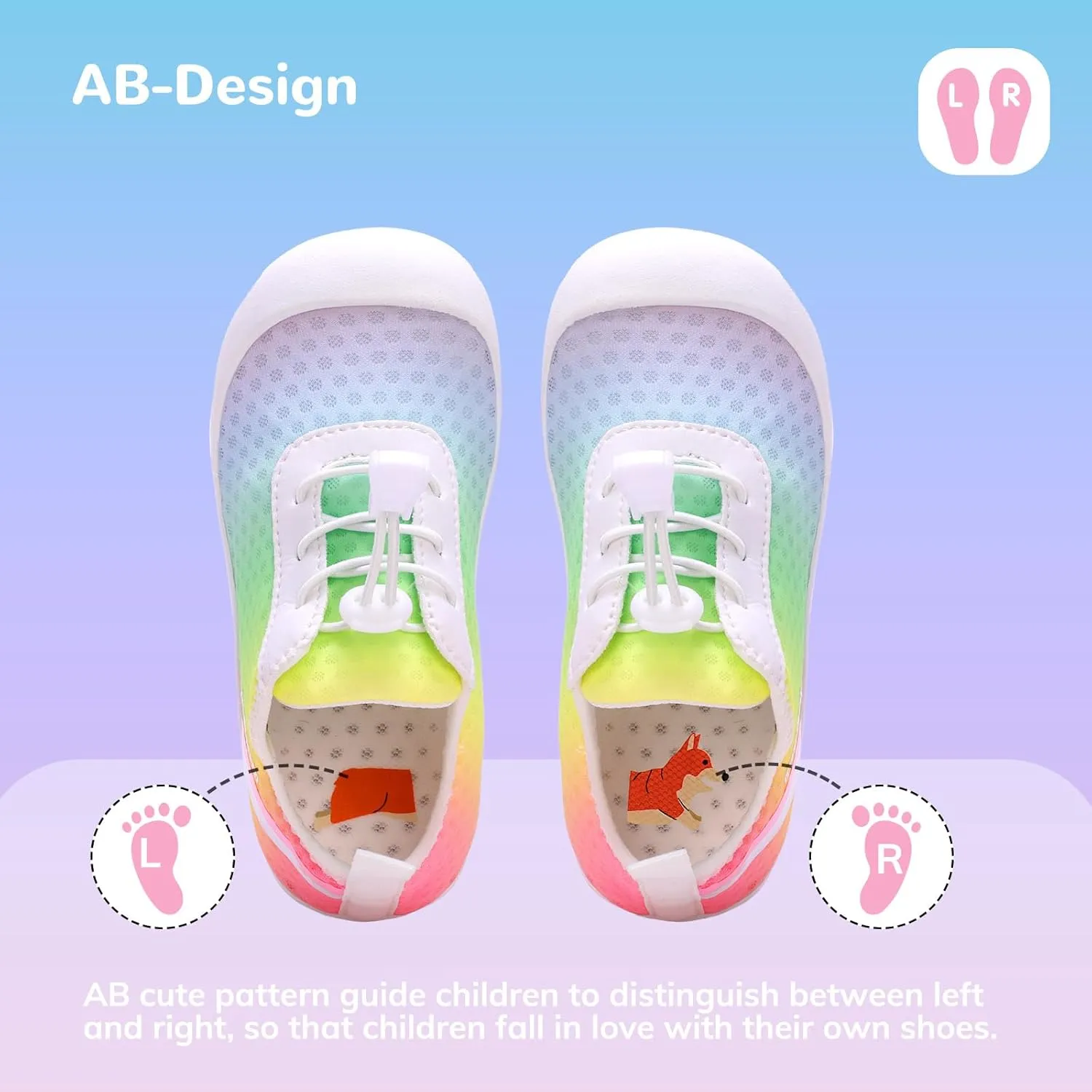WateLves Wide Toddler Water Shoes Kids Barefoot Athletic Sneakers Girls Boys Quick Dry Aqua Socks for Beach Hiking Swim Kayak Sport Accessories, Camping Essentials