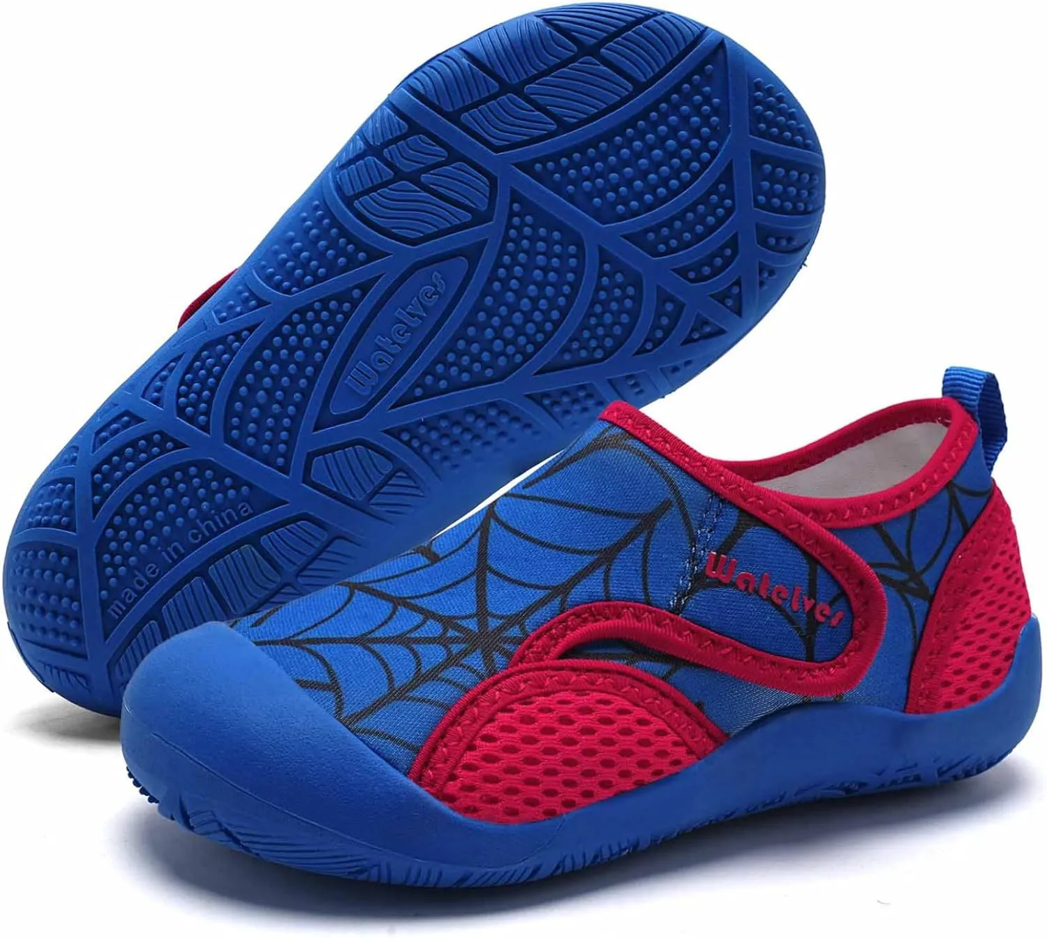 WateLves Wide Toddler Water Shoes Kids Quick Dry Barefoot Shoes Girls Boys Aqua Athletic Sneakers for Beach Hiking Swim Kayak Sport Accessories, Camping Essentials
