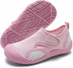WateLves Wide Toddler Water Shoes Kids Quick Dry Barefoot Shoes Girls Boys Aqua Athletic Sneakers for Beach Hiking Swim Kayak Sport Accessories, Camping Essentials
