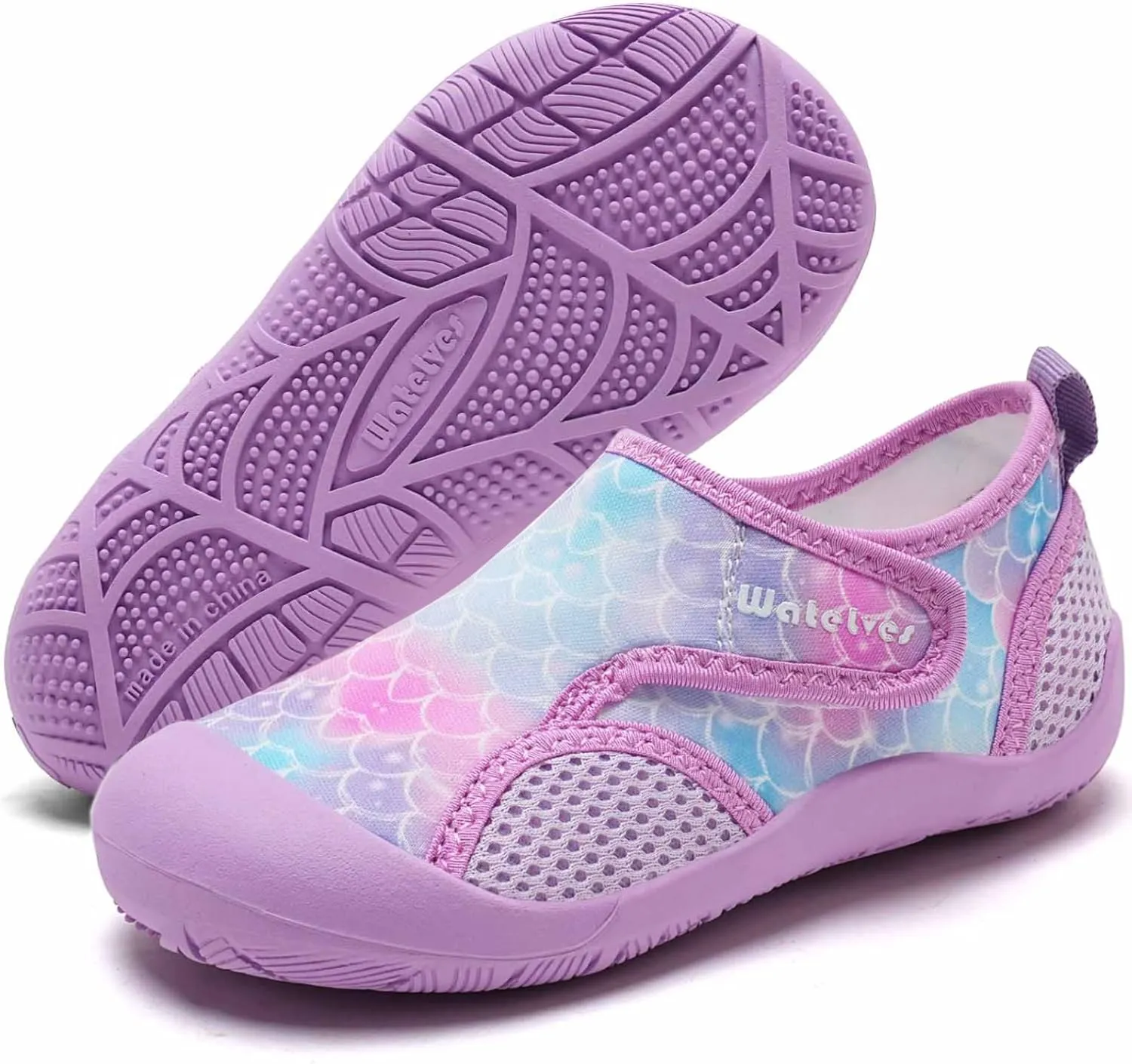 WateLves Wide Toddler Water Shoes Kids Quick Dry Barefoot Shoes Girls Boys Aqua Athletic Sneakers for Beach Hiking Swim Kayak Sport Accessories, Camping Essentials