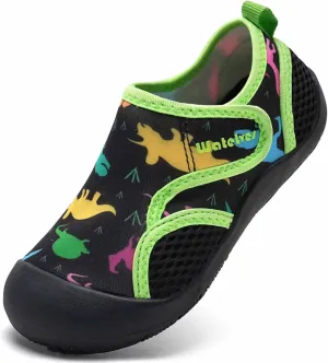 WateLves Wide Toddler Water Shoes Kids Quick Dry Barefoot Shoes Girls Boys Aqua Athletic Sneakers for Beach Hiking Swim Kayak Sport Accessories, Camping Essentials