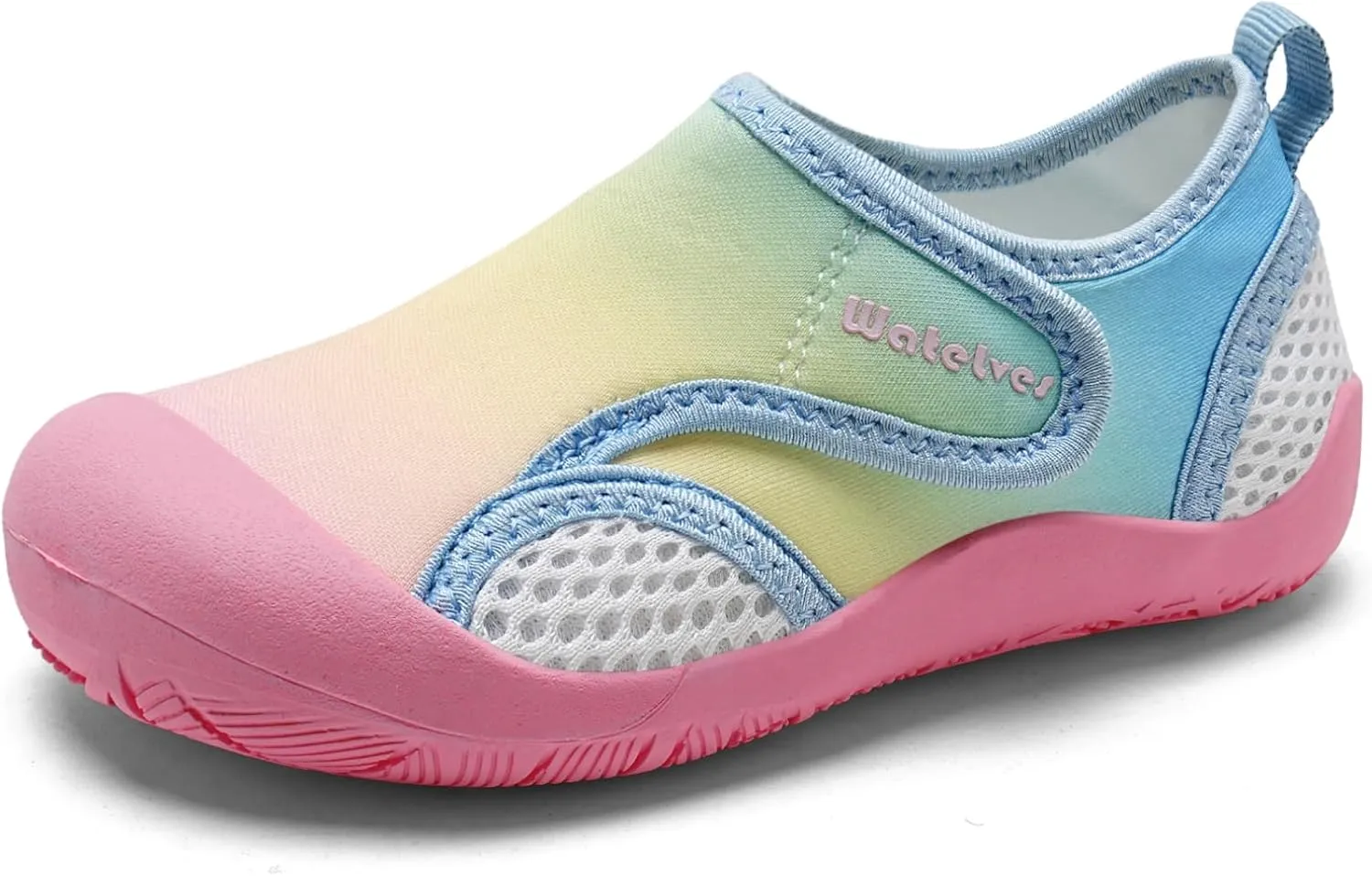WateLves Wide Toddler Water Shoes Kids Quick Dry Barefoot Shoes Girls Boys Aqua Athletic Sneakers for Beach Hiking Swim Kayak Sport Accessories, Camping Essentials