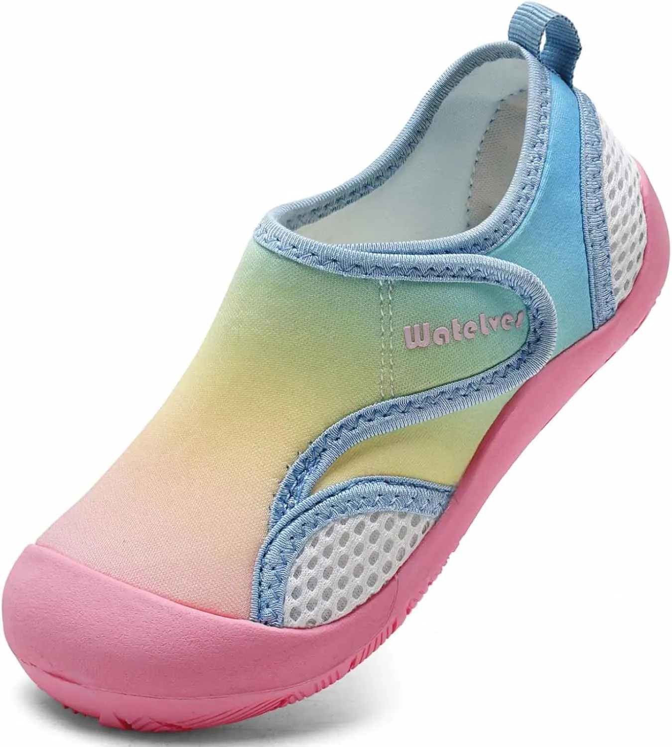 WateLves Wide Toddler Water Shoes Kids Quick Dry Barefoot Shoes Girls Boys Aqua Athletic Sneakers for Beach Hiking Swim Kayak Sport Accessories, Camping Essentials