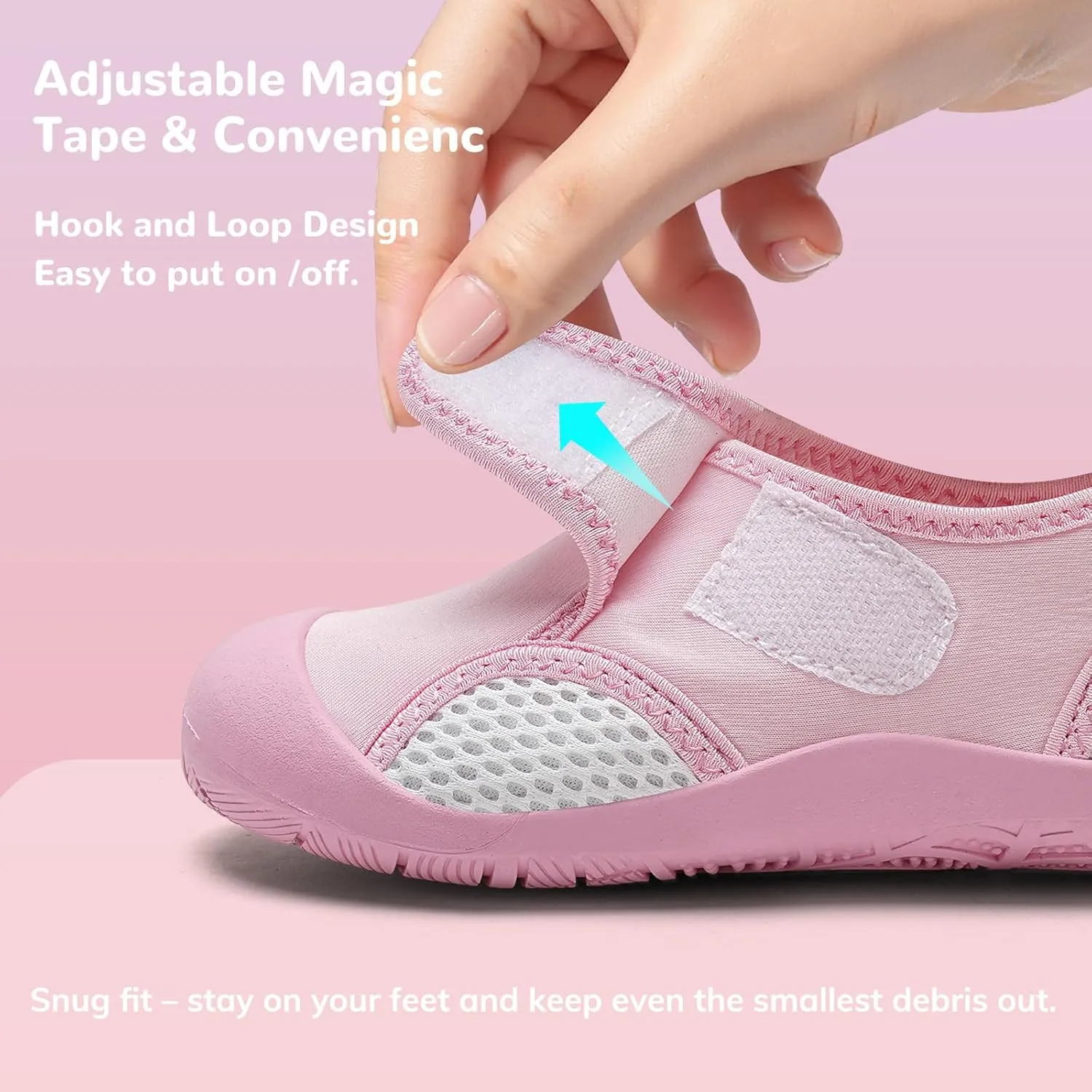 WateLves Wide Toddler Water Shoes Kids Quick Dry Barefoot Shoes Girls Boys Aqua Athletic Sneakers for Beach Hiking Swim Kayak Sport Accessories, Camping Essentials