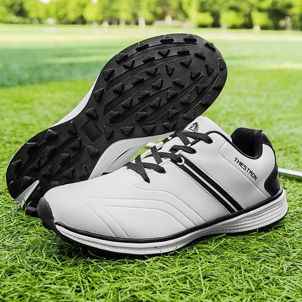 Waterproof Golf Shoes Men Professional Golf Sneakers Spikless Light Weight Walking Footwears Outdoor Male Walking Shoes