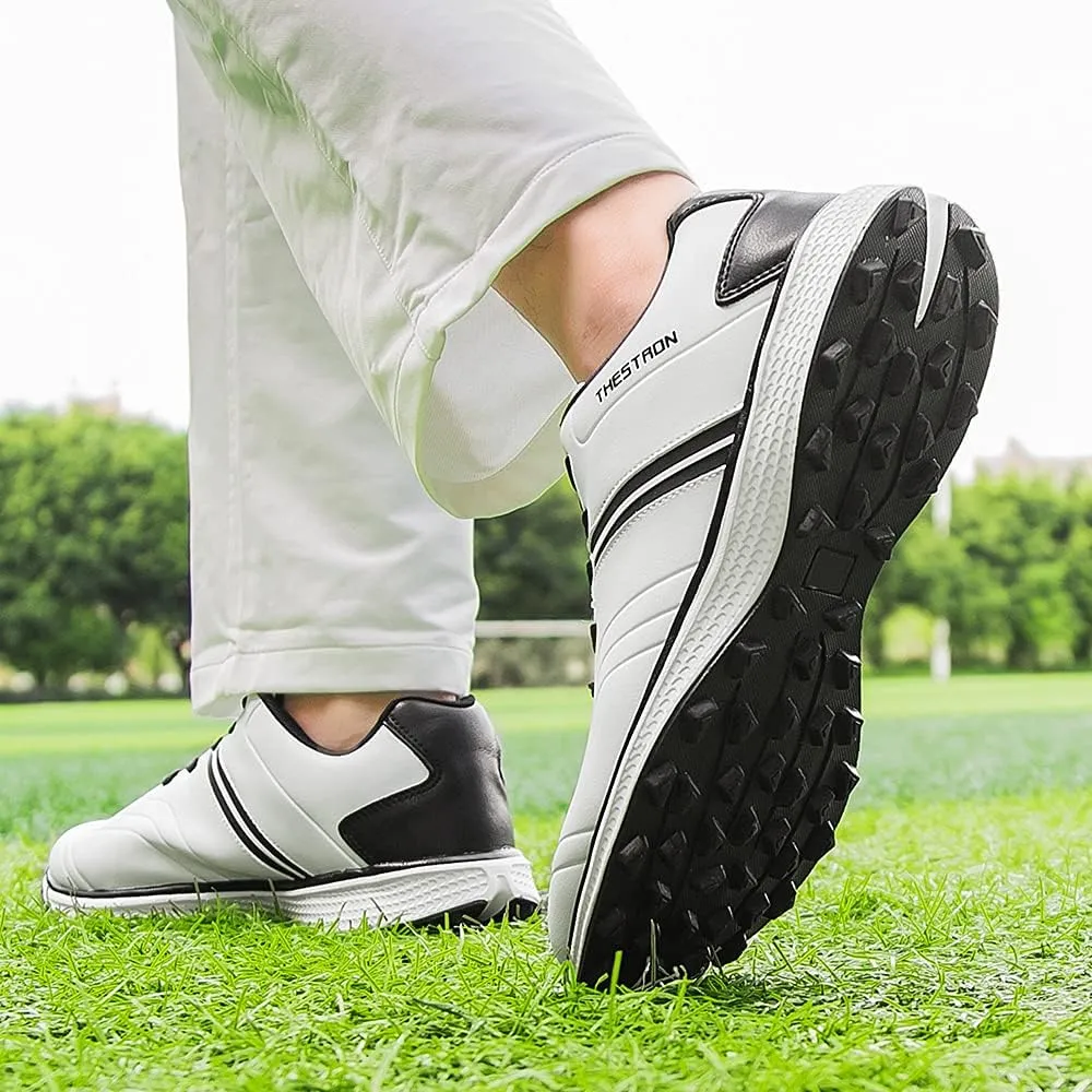 Waterproof Golf Shoes Men Professional Golf Sneakers Spikless Light Weight Walking Footwears Outdoor Male Walking Shoes