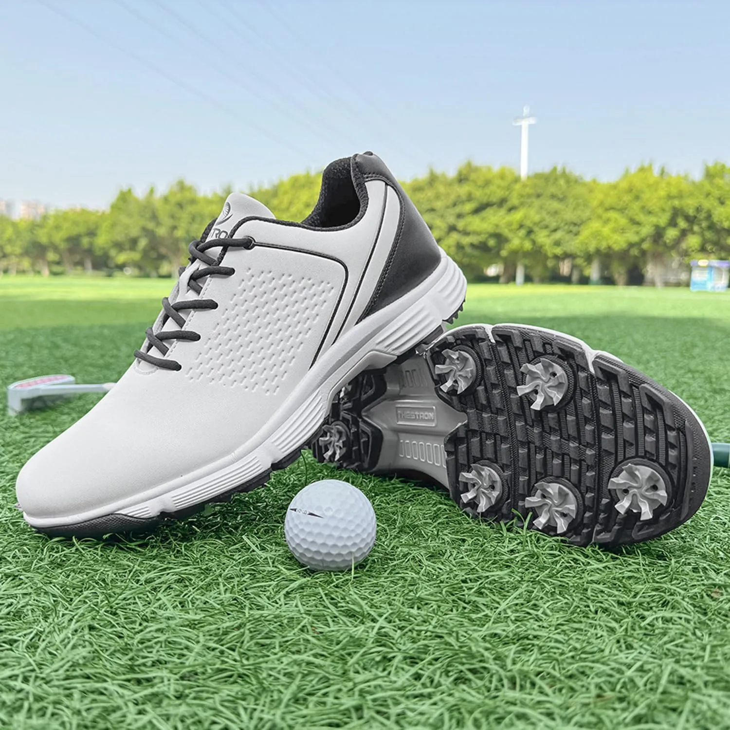 Waterproof Golf Shoes Men Spikes Golf Sneakers Male Outdoor Walking Footwears for Golfers