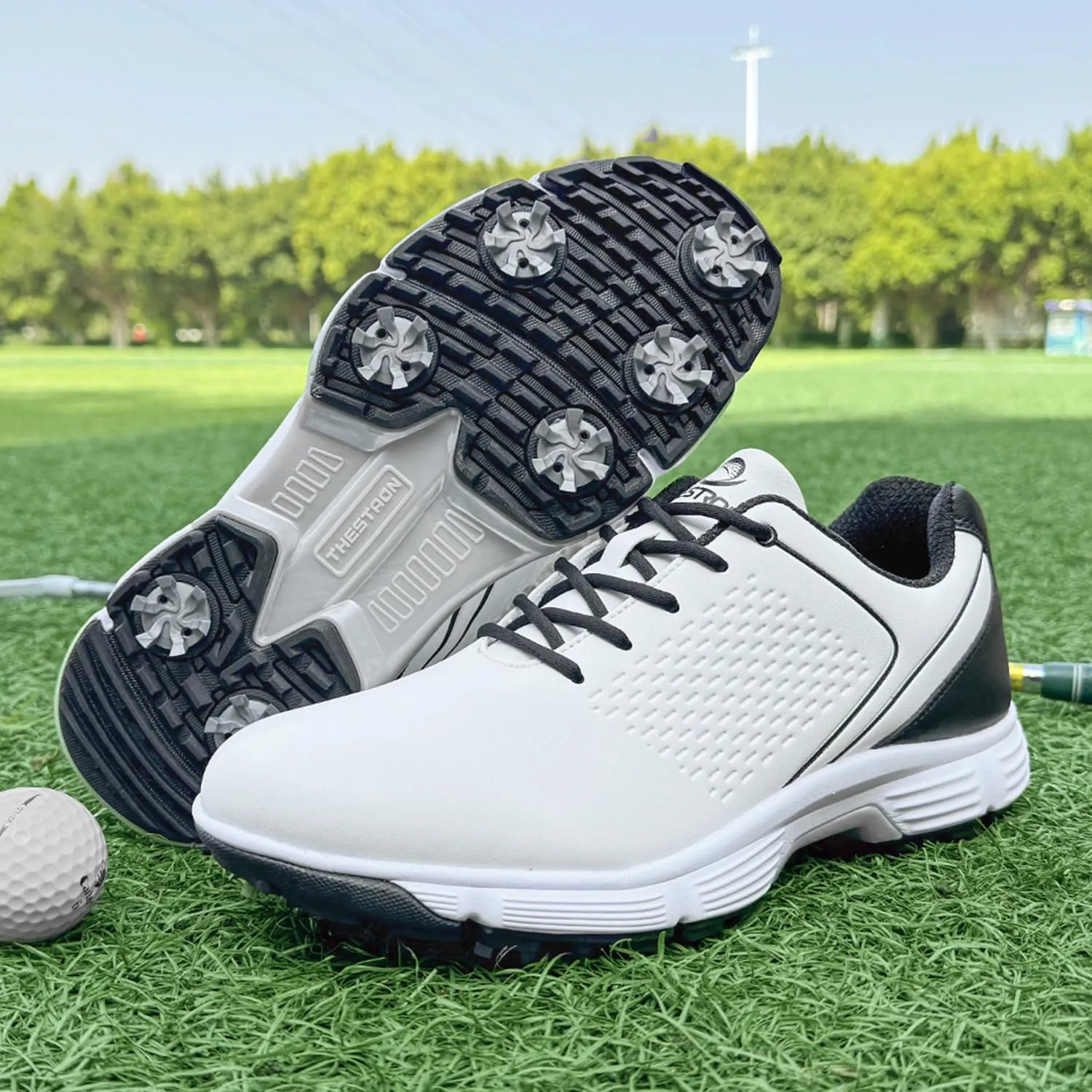 Waterproof Golf Shoes Men Spikes Golf Sneakers Male Outdoor Walking Footwears for Golfers