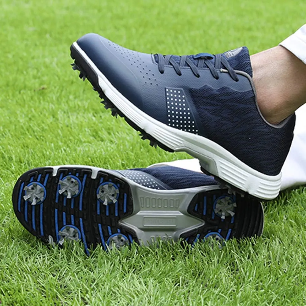 Waterproof Professional Golf Shoes Men Spikes Golf Sneakers Male Outdoor Anti Slip Walking Footwears