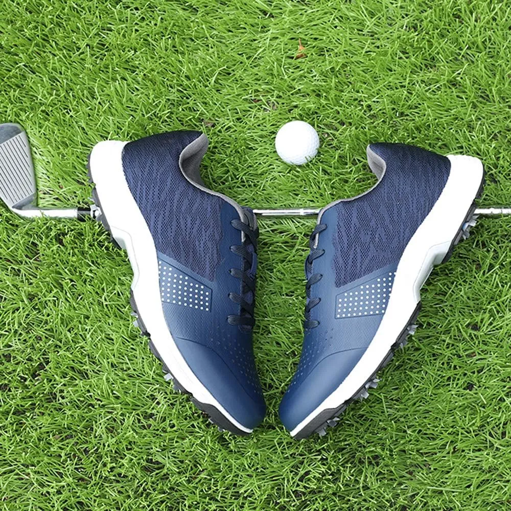 Waterproof Professional Golf Shoes Men Spikes Golf Sneakers Male Outdoor Anti Slip Walking Footwears