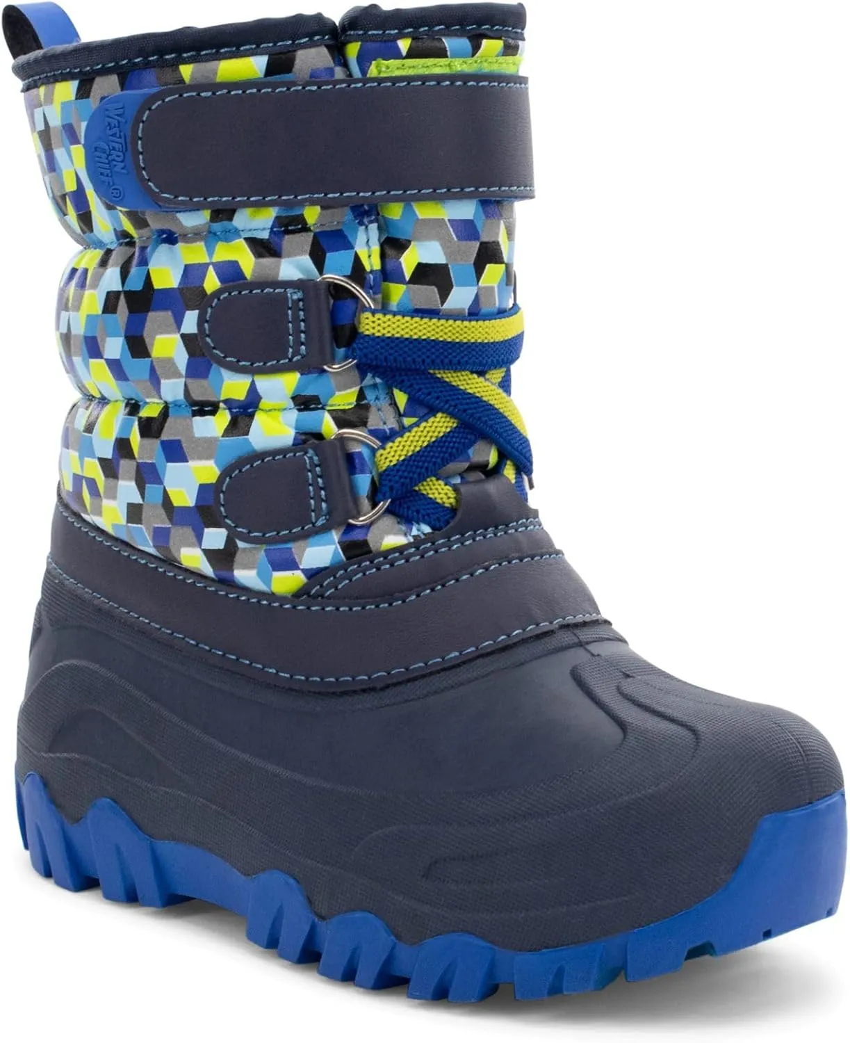 Western Chief Kids Ascend Faux Fur Cold Weather Boots – Waterproof Winter Boots for Girls & Boys – Warm, Cozy & Reflective for Snow Adventures