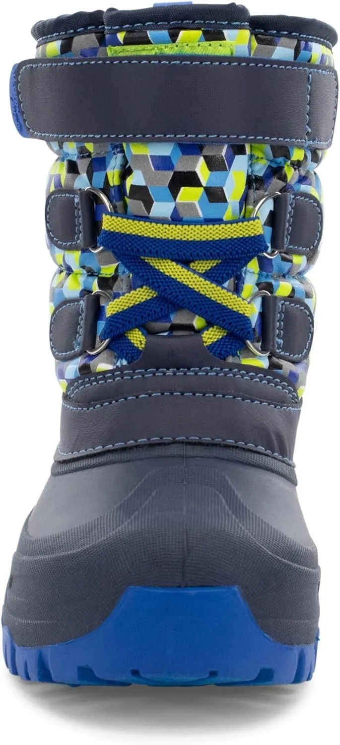 Western Chief Kids Ascend Faux Fur Cold Weather Boots – Waterproof Winter Boots for Girls & Boys – Warm, Cozy & Reflective for Snow Adventures