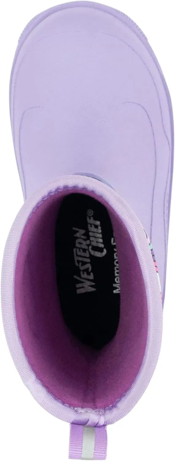 Western Chief Kids Traverse Neoprene Cold Weather Boots – Waterproof, Insulated, Warm, and Comfortable Winter Boots for Girls & Boys, – Kids Rubber Rain Boots with Fleece Lining
