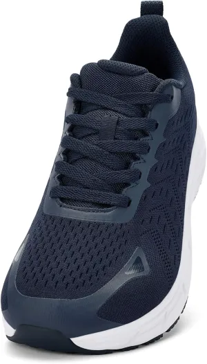 Wide Toe Box Shoes for Men - Wide Width Walking Shoes Comfortable Athletic Running Tennis Jogging Workout Gym Sneakers for Swelling Bunion Plantar Fasciitis Feet Non-Slip Rubber Sole