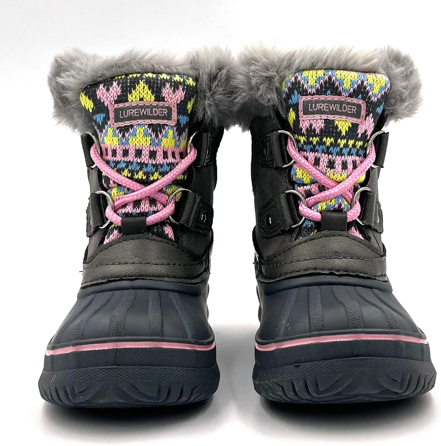 Winter Snow Boots For Toddler Girls and Boys Waterproof Outsole None Slip Duck Boots For Little Kids