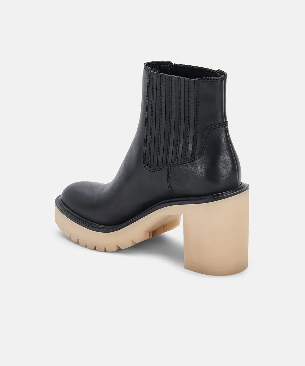 Womems Platform Lug Sole Ankle Boots Chunky Block Heel Seam Booties Combat Cozy Round Toe Chelsea Shoes