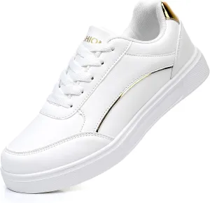 Women Shoes Casual Sneakers for Women Lace Up Skate Shoes Classicial White Shoes Cute Design Rainbow Colored Fashion Shoes for Students