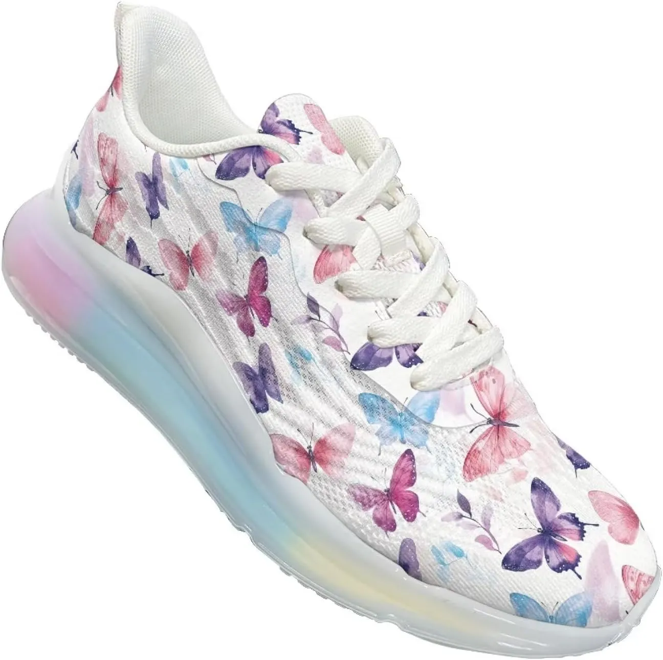 Women's Air Cushion Running Shoes Breathable Sports Tennis Sneakers Comfort Anti-Skid Casual Walking Shoes US 6-11
