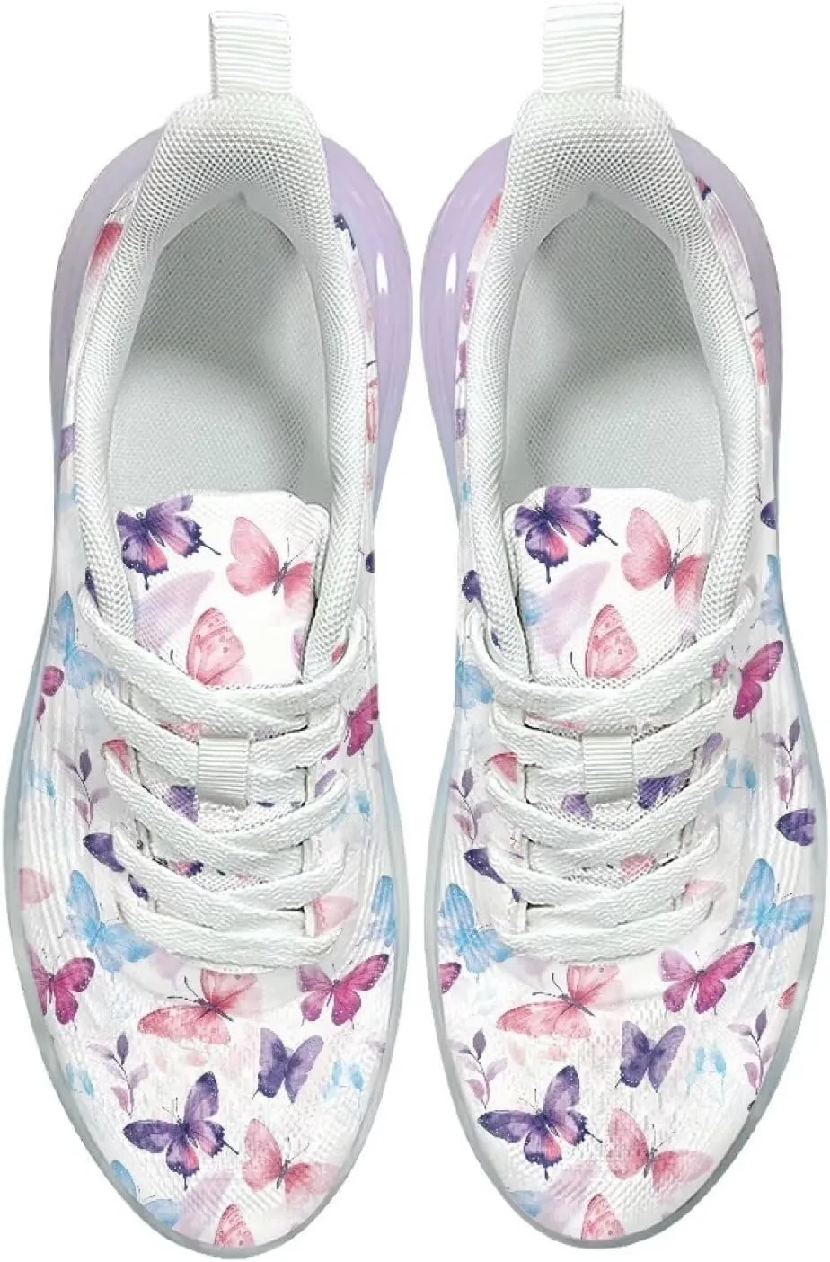 Women's Air Cushion Running Shoes Breathable Sports Tennis Sneakers Comfort Anti-Skid Casual Walking Shoes US 6-11