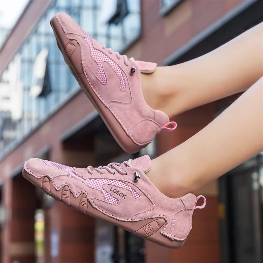 Women's Breathable Mesh Fashion Sneaker Outdoor Lightweight Soft Flat Walking Shoes Ladies Casual Shoes