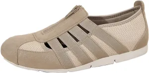 Women's Brethable Slip-on Loafers Lightweight Mesh Fashion Walking Shoes Low Top Casual Sneaker for Women with Zipper