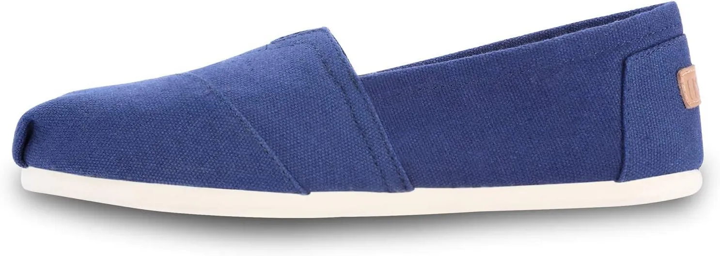 Women's Canvas Shoes Slip-on Ballet Flats Classic Casual Sneakers Daily Loafers