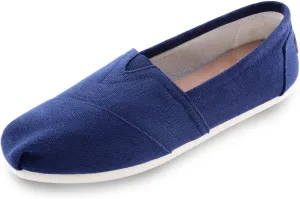 Women's Canvas Shoes Slip-on Ballet Flats Classic Casual Sneakers Daily Loafers