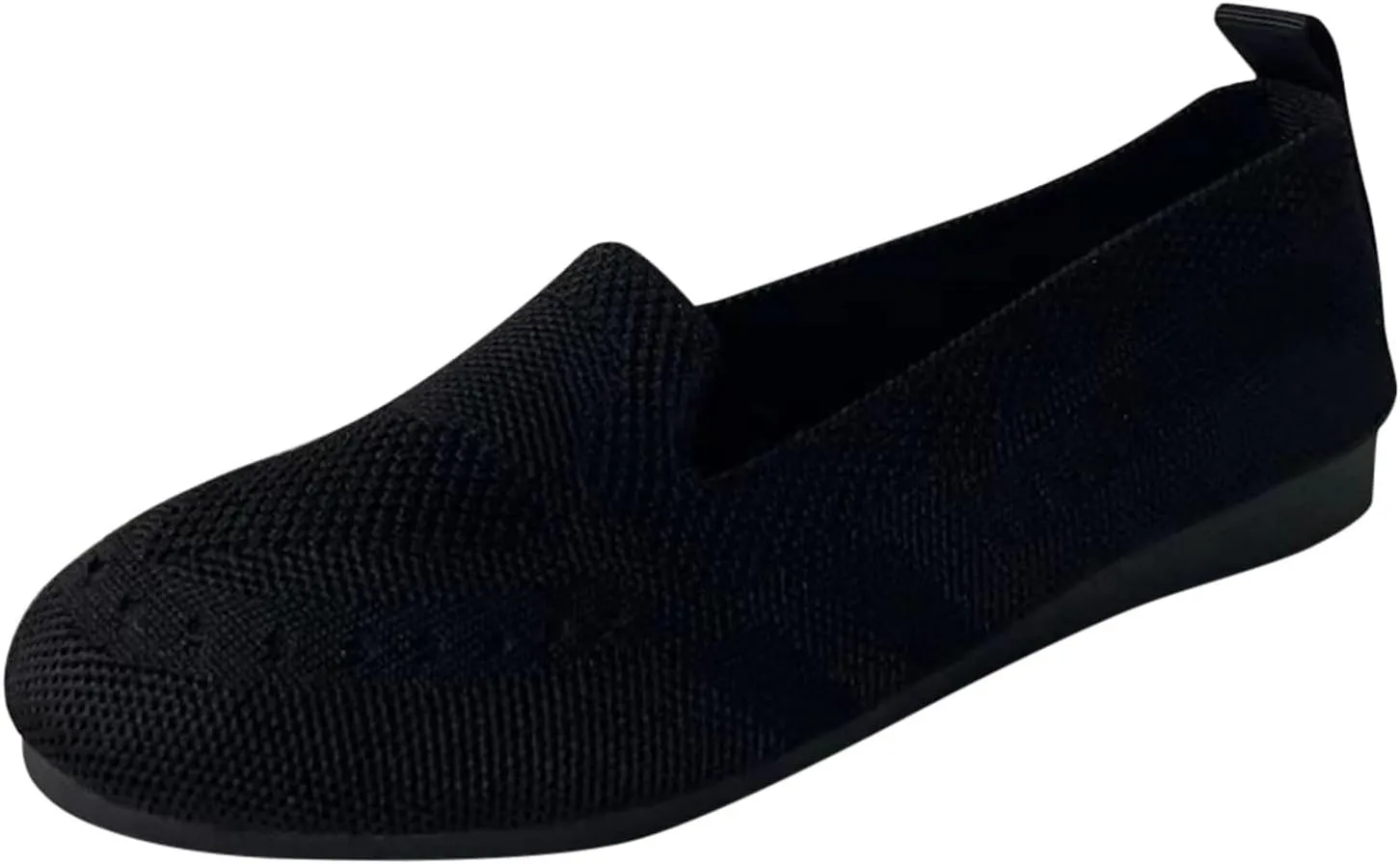 Women's Dressy Flats Knit Shoes Non Slip Flats for Daily Wear, Comfortable Soft Cushion and Breathable Walking Shoes