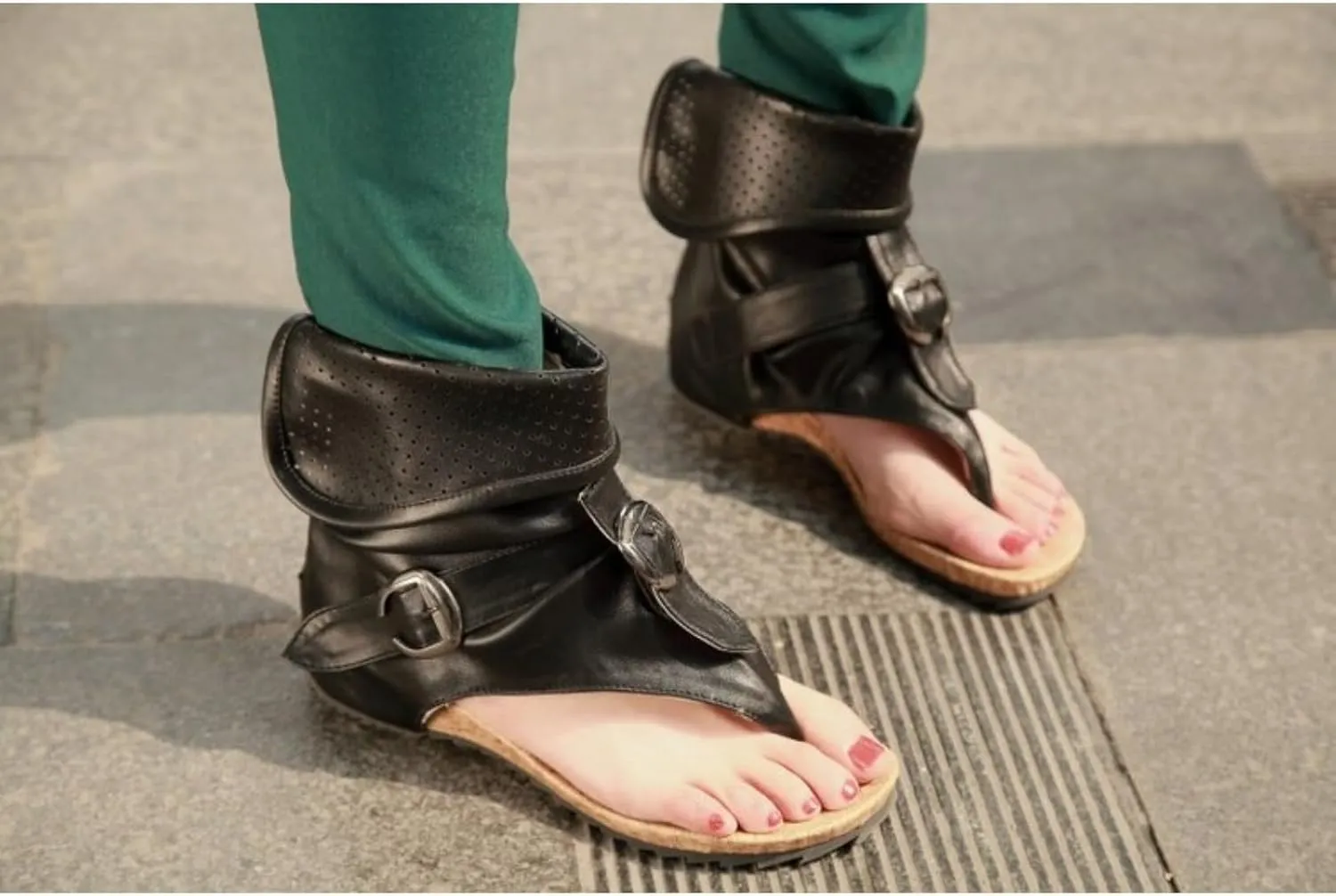 Womens Fashion T-Strap Clip Open-Toe Flat Sandals Casual High Top Back Zip Summer Thong Flip Flops Gladiator Roman Sandal Shoes
