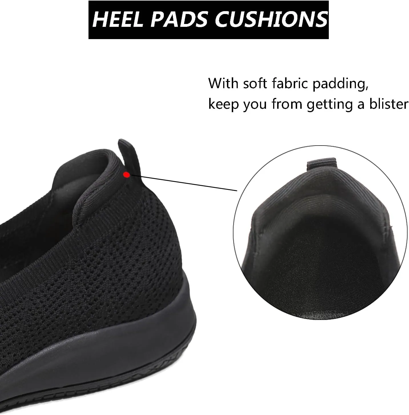 Women's Flats Slip On Go Walk Shoes for Women Comfortable Walking Sneakers Knit Low Wedge Dressy Ballet Shoes Zapatos para Mujer