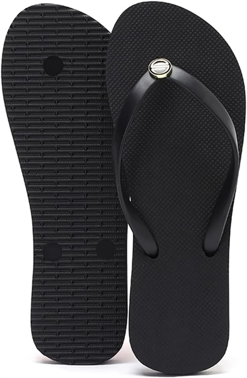 Women's Lace-Up Flat Flip Flops Fashionable Round Open Toe Flat Slip-On Thong Slide Sandals for Summer Beach Parties Slipper