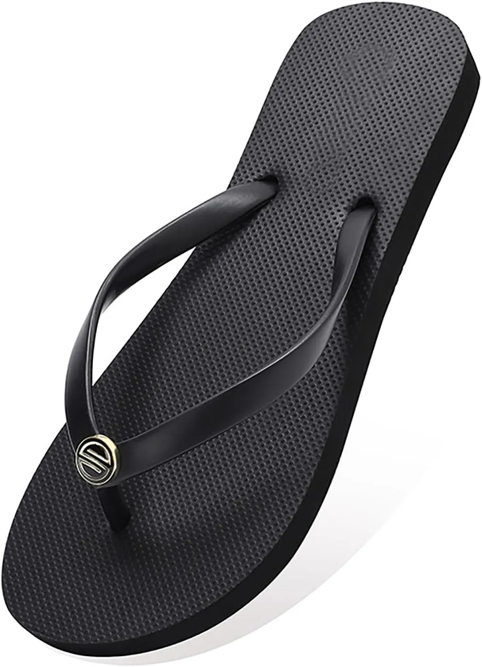 Women's Lace-Up Flat Flip Flops Fashionable Round Open Toe Flat Slip-On Thong Slide Sandals for Summer Beach Parties Slipper