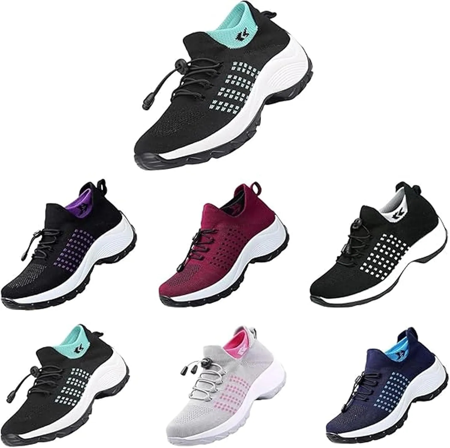 Womens Orthopedic Shoes Hands Free Slip on Walking Shoe for Plantar Fasciitis Relief Sneakers with Arch Support