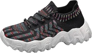 Women's Orthopedic Sneakers Walking Shoes for Plantar Fasciitis Relief Hands Free Slip Ins Breathable Comfortable Shoe
