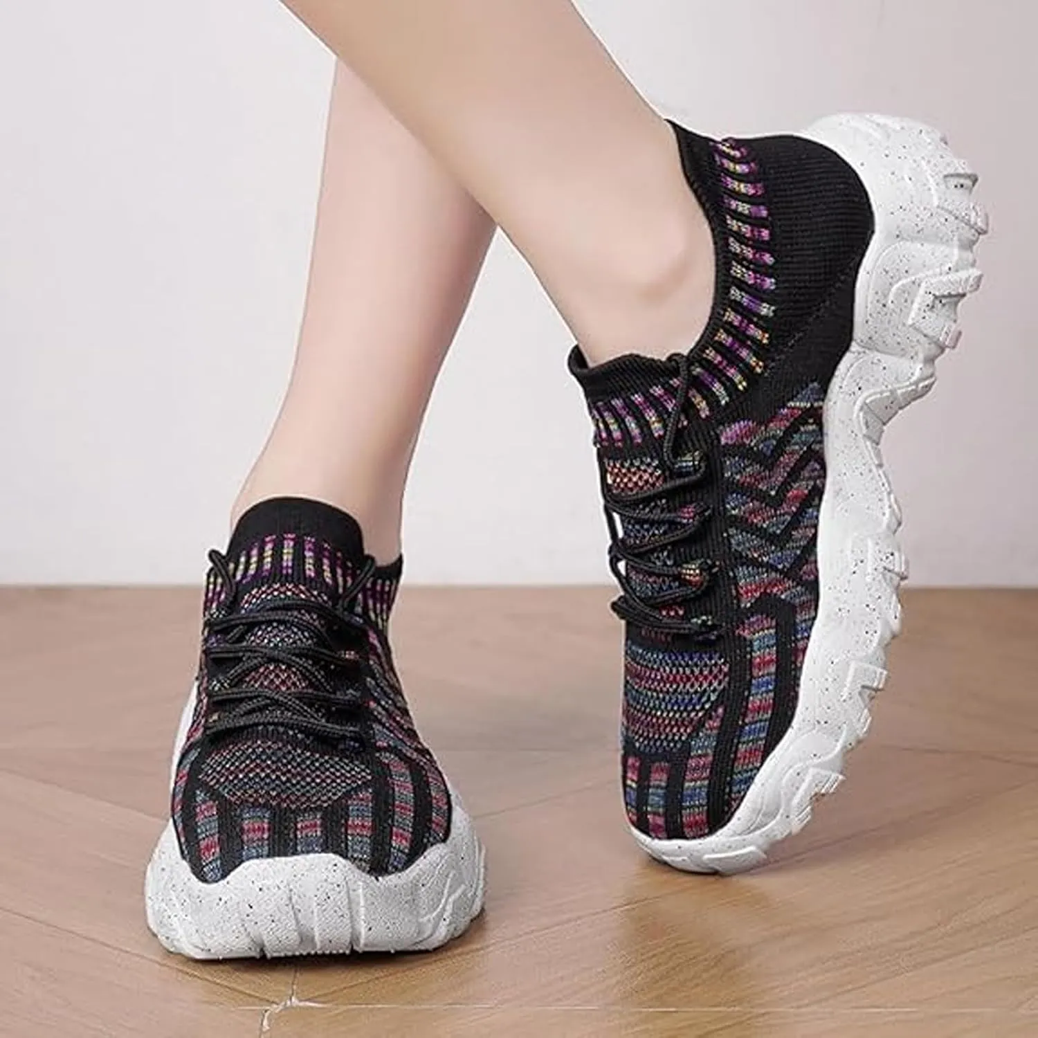 Women's Orthopedic Sneakers Walking Shoes for Plantar Fasciitis Relief Hands Free Slip Ins Breathable Comfortable Shoe