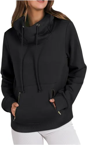 Women's Oversized Hoodies,2024 Casual Crew Neck Long Sleeve Fleece Sweatshirts,Pullover Sweaters Tunic Cute Winter