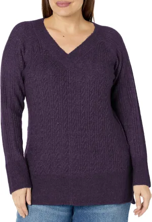 Women's Plus Size Sweater Nova Cable